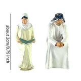 Maxbell 2x 1/64 Scale People Figure Layout Diorama Scenery Miniature Diorama Figures