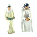 Maxbell 2x 1/64 Scale People Figure Layout Diorama Scenery Miniature Diorama Figures