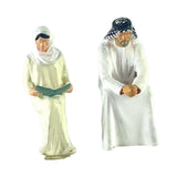 Maxbell 2x 1/64 Scale People Figure Layout Diorama Scenery Miniature Diorama Figures