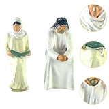Maxbell 2x 1/64 Scale People Figure Layout Diorama Scenery Miniature Diorama Figures