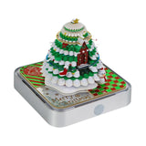 Maxbell 3D Panoramic Papercut Calendar Christmas Tree House 3D Notepad Calendar Home
