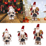 Maxbell Christmas Doll Decorative Santa Claus Figurine for Holiday Table Desk Indoor S