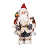 Maxbell Christmas Doll Decorative Santa Claus Figurine for Holiday Table Desk Indoor S
