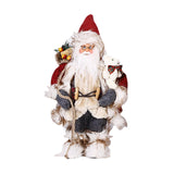 Maxbell Christmas Doll Decorative Santa Claus Figurine for Holiday Table Desk Indoor S