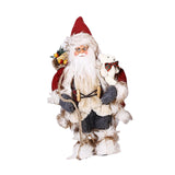 Maxbell Christmas Doll Decorative Santa Claus Figurine for Holiday Table Desk Indoor S