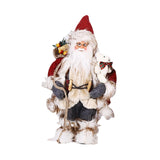 Maxbell Christmas Doll Decorative Santa Claus Figurine for Holiday Table Desk Indoor S