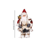 Maxbell Christmas Doll Decorative Santa Claus Figurine for Holiday Table Desk Indoor S