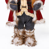Maxbell Christmas Doll Decorative Santa Claus Figurine for Holiday Table Desk Indoor L