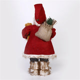 Maxbell Christmas Doll Decorative Santa Claus Figurine for Holiday Table Desk Indoor L