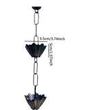 Maxbell Rain Chain 1M Metal Rainwater Catcher Chain for Backyard Outdoor Yard