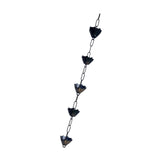 Maxbell Rain Chain 1M Metal Rainwater Catcher Chain for Backyard Outdoor Yard