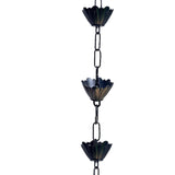 Maxbell Rain Chain 1M Metal Rainwater Catcher Chain for Backyard Outdoor Yard