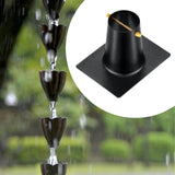 Maxbell Rain Chain Gutter Adapter Chain Accessories for Rain Chain Installation