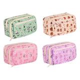 Maxbell Pencil Pouch and Zipper Portable Pen Pencil Bag for Children Students Adults Green Panda