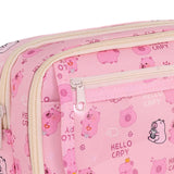 Maxbell Pencil Pouch and Zipper Portable Pen Pencil Bag for Children Students Adults Pink Capybara