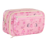 Maxbell Pencil Pouch and Zipper Portable Pen Pencil Bag for Children Students Adults Pink Capybara