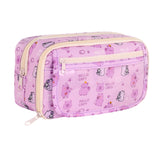 Maxbell Pencil Pouch and Zipper Portable Pen Pencil Bag for Children Students Adults Violet Capybara