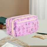 Maxbell Pencil Pouch and Zipper Portable Pen Pencil Bag for Children Students Adults Violet Capybara