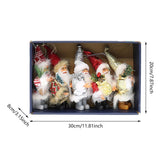 Maxbell Santa Claus Ornament Xmas Decoration for Holiday Farmhouse Bedroom Style A