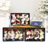 Maxbell Santa Claus Ornament Xmas Decoration for Holiday Farmhouse Bedroom Style A