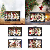 Maxbell Santa Claus Ornament Xmas Decoration for Holiday Farmhouse Bedroom Style A