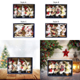 Maxbell Santa Claus Ornament Xmas Decoration for Holiday Farmhouse Bedroom Style A