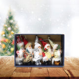 Maxbell Santa Claus Ornament Xmas Decoration for Holiday Farmhouse Bedroom Style A