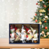 Maxbell Santa Claus Ornament Xmas Decoration for Holiday Farmhouse Bedroom Style A