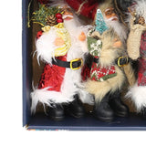 Maxbell Santa Claus Ornament Xmas Decoration for Holiday Farmhouse Bedroom Style B
