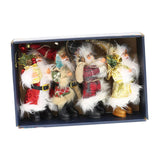 Maxbell Santa Claus Ornament Xmas Decoration for Holiday Farmhouse Bedroom Style B