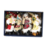 Maxbell Santa Claus Ornament Xmas Decoration for Holiday Farmhouse Bedroom Style B