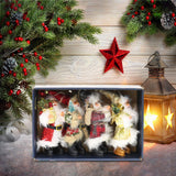 Maxbell Santa Claus Ornament Xmas Decoration for Holiday Farmhouse Bedroom Style B