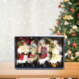 Maxbell Santa Claus Ornament Xmas Decoration for Holiday Farmhouse Bedroom Style B