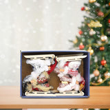 Maxbell Santa Claus Ornament Xmas Decoration for Holiday Farmhouse Bedroom Style C