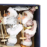 Maxbell Santa Claus Ornament Xmas Decoration for Holiday Farmhouse Bedroom Style D