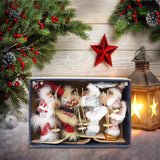 Maxbell Santa Claus Ornament Xmas Decoration for Holiday Farmhouse Bedroom Style D
