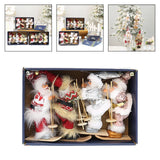 Maxbell Santa Claus Ornament Xmas Decoration for Holiday Farmhouse Bedroom Style D