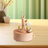 Maxbell Wooden Music Box Decor Decorative for Wedding Birthday Gift Anniversary