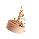 Maxbell Wooden Music Box Decor Decorative for Wedding Birthday Gift Anniversary