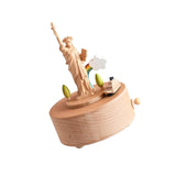 Maxbell Wooden Music Box Decor Decorative for Wedding Birthday Gift Anniversary