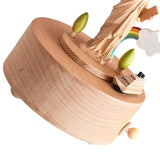 Maxbell Wooden Music Box Decor Decorative for Wedding Birthday Gift Anniversary