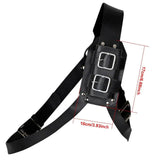 Maxbell Sword Sheath Cover Vikings Medieval High Performance PU Leather Sword Holder Black