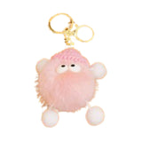 Maxbell Briquettes Keychain Lovely Keyring for Birthday Valentine's Day Gift Wedding Pink