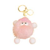 Maxbell Briquettes Keychain Lovely Keyring for Birthday Valentine's Day Gift Wedding Pink