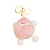 Maxbell Briquettes Keychain Lovely Keyring for Birthday Valentine's Day Gift Wedding Pink
