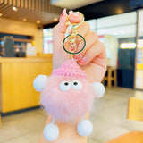 Maxbell Briquettes Keychain Lovely Keyring for Birthday Valentine's Day Gift Wedding Pink