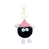 Maxbell Briquettes Keychain Lovely Keyring for Birthday Valentine's Day Gift Wedding black
