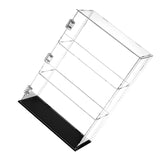 Maxbell Dustproof Storage Cabinet Desktop for Action Figure Memorabilia Collectibles Black