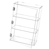 Maxbell Dustproof Storage Cabinet Desktop for Action Figure Memorabilia Collectibles Clear