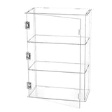 Maxbell Dustproof Storage Cabinet Desktop for Action Figure Memorabilia Collectibles Clear